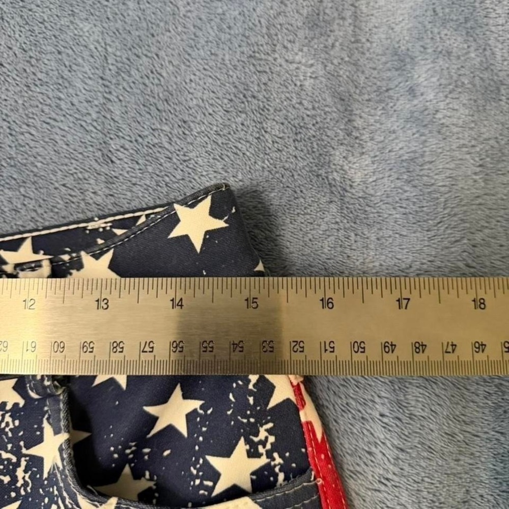 Yelete American flag jeggings women Size L - Picture 3 of 5
